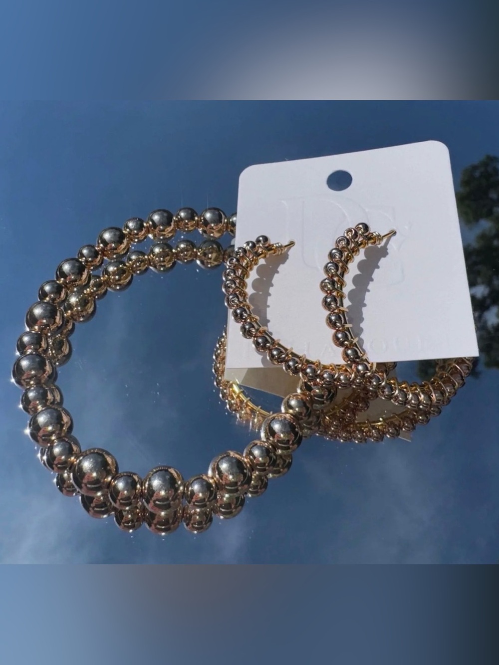 Bubbly Gold Hematite Set